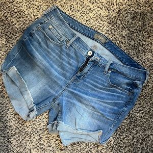 Torrid size 16 Jean shorts - cut-off/roll hem - 3.5 inch inseam